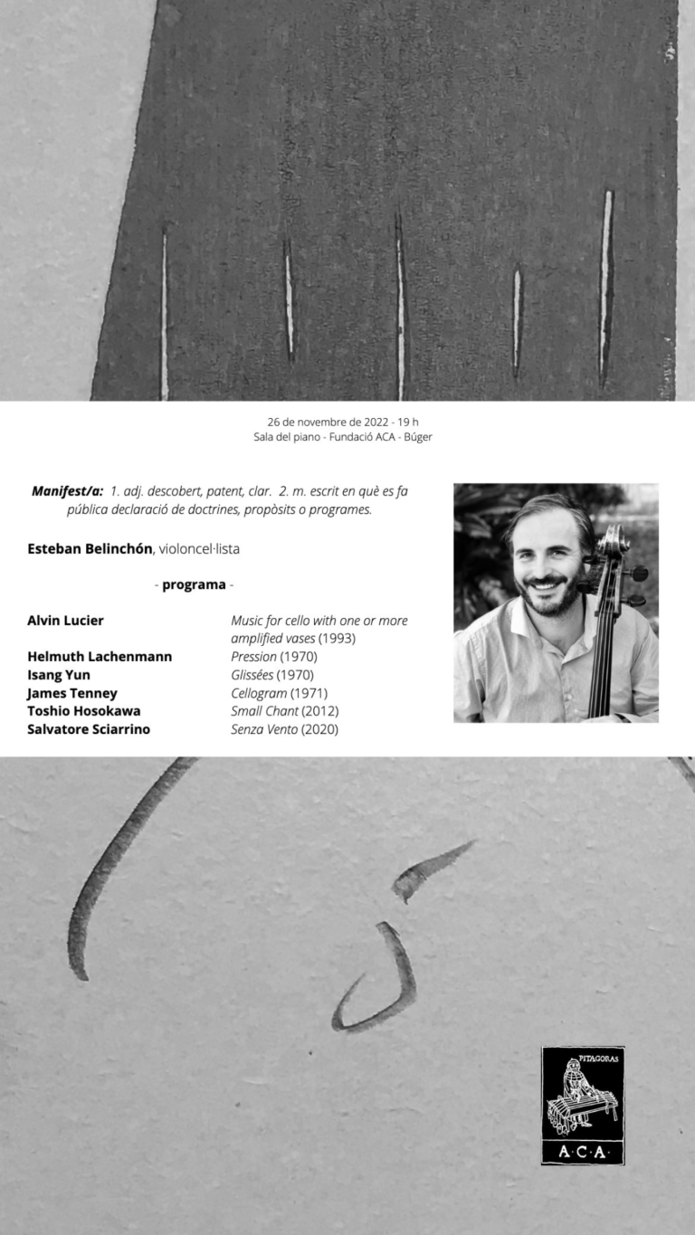 Esteban Belinchón, violoncel·lista