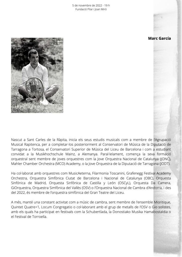 Marc García, trombó
