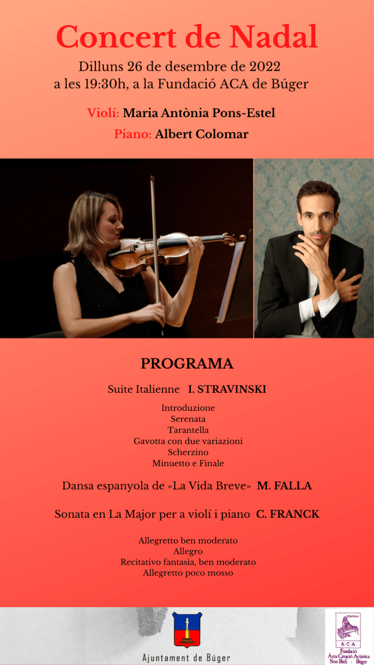 Concert de Nadal a Búger