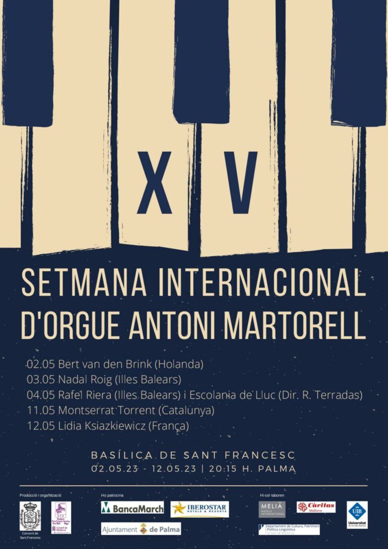XV Setmana Internacional de l'Orgue Antoni Martorell