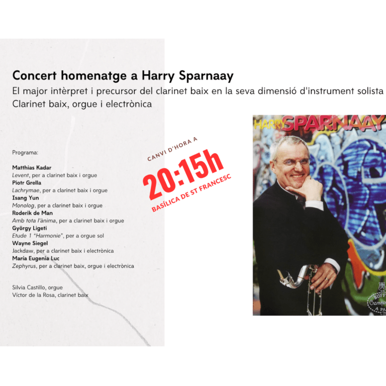Homenatge a Spaarnay Encontres 2023