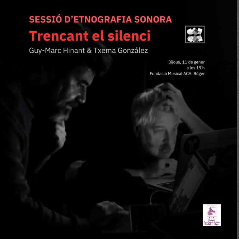 Sessió d'etnografia sonora