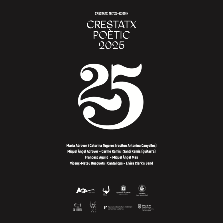 Cartell 25 Crestatx Poètic